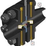 Cross section of Orifice assembly