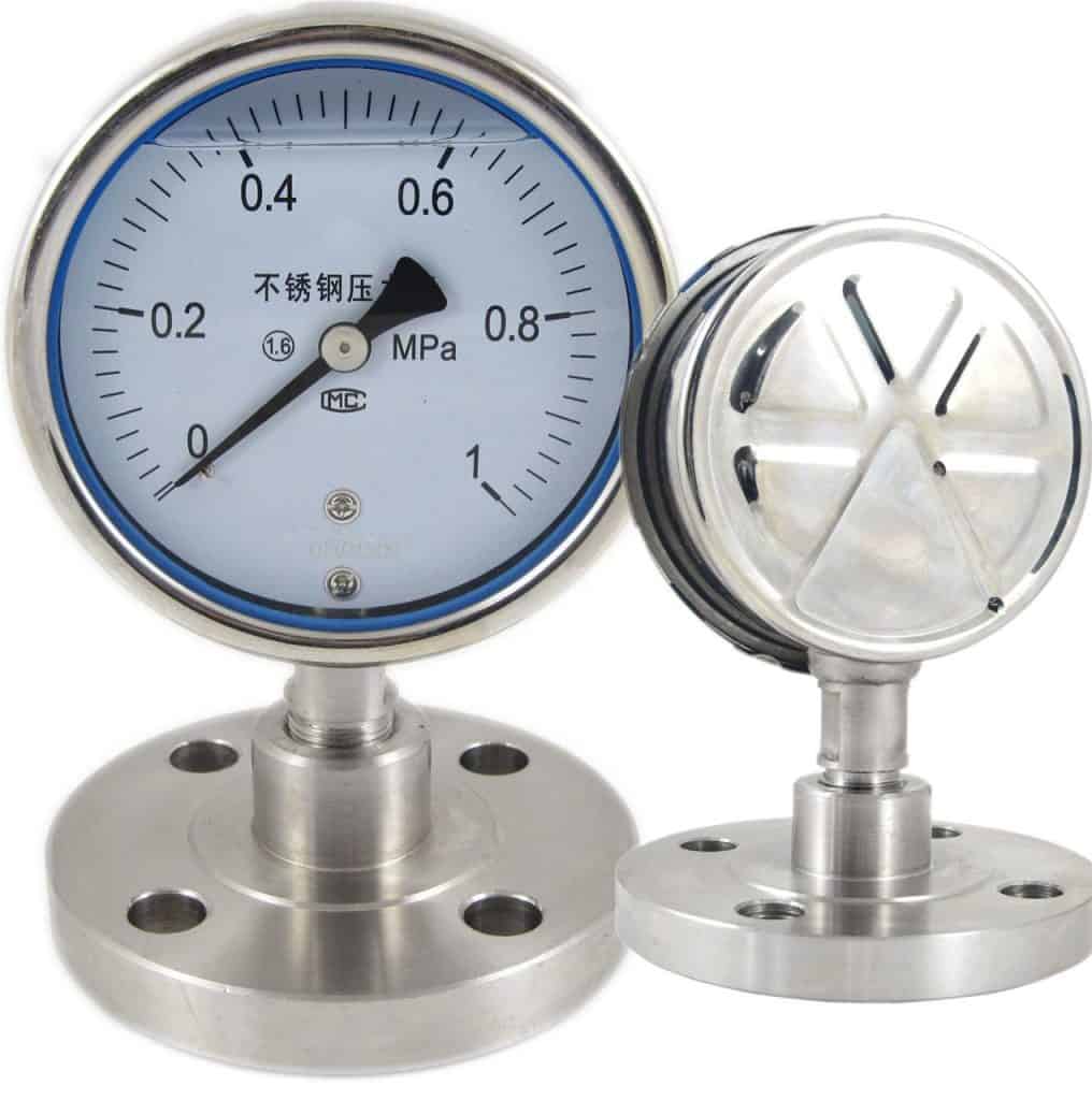Pressure indicator transmitters 3 SI-D100-Diaphragm-pressure-gauge