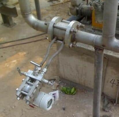 orifice flow meter installation 2