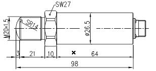高压传感器尺寸