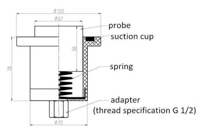 HS-2000 Ultrasonic Tank Level Sensor-External Mounted 8 Ultrasonic tank level bottom sensor