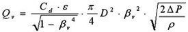 V-Cone Flow Meter Calculation