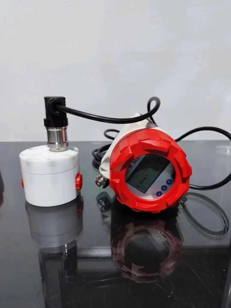 Gear flow meter PTFE corrosion resistant 3