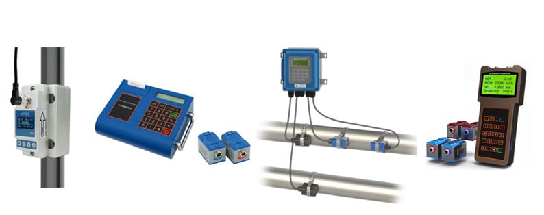 Clamp on Ultrasonic Flow Meter 6 Clamp on water flow meter