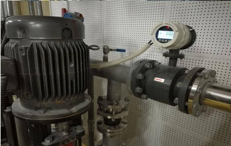 Where can you use a magnetic flow meter