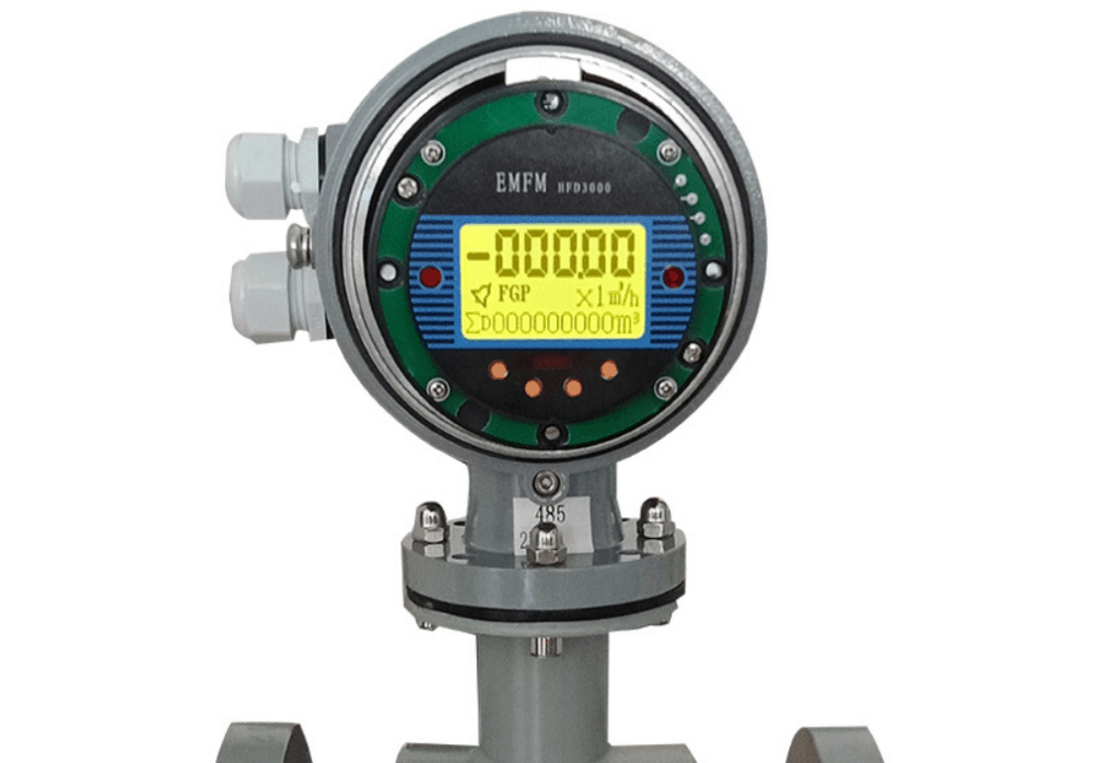 magnetic flow meter transmitter display