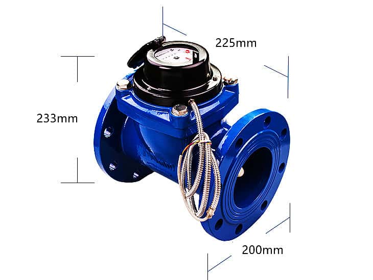 3" water meter dimensions