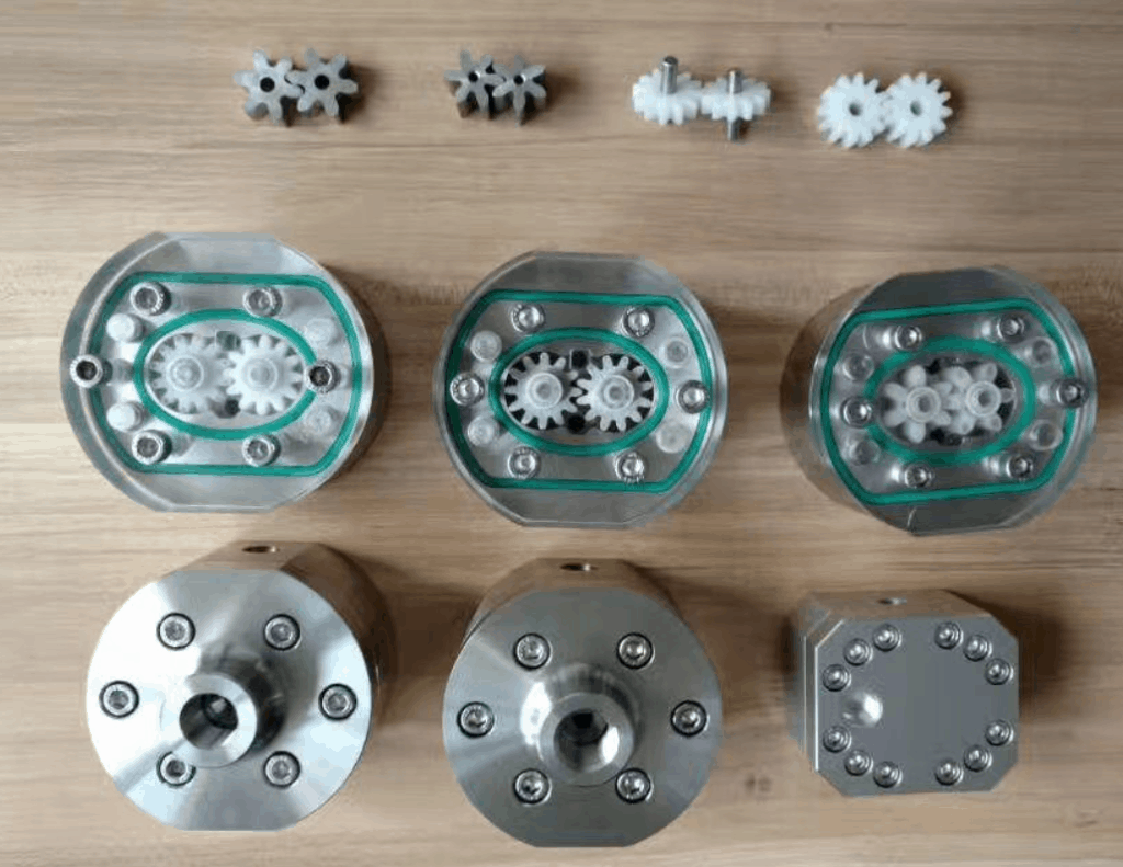 Gear flow meter for Micro flow measurement