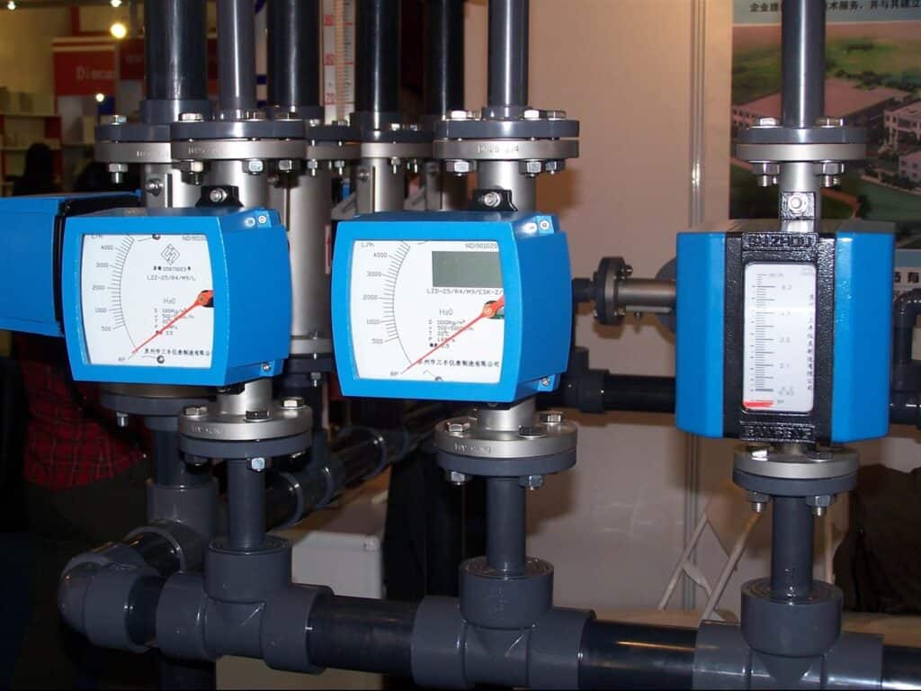 Metal rotor flowmeter