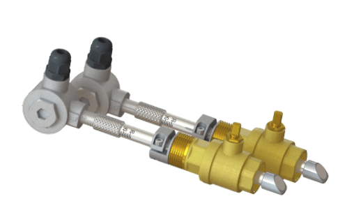 Insertion type ultrasonic flowmeter sensor