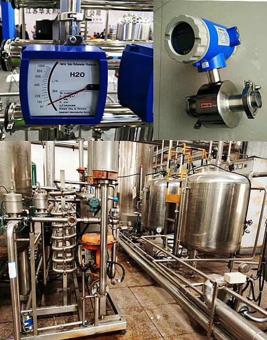 Food grade flow meters 