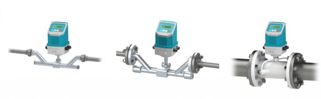 Pipe section In-line sensors