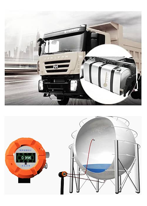 SIRD-702 GWR Corrosive Liquid Chemical Level Sensor 2 External Tank Level Indicator