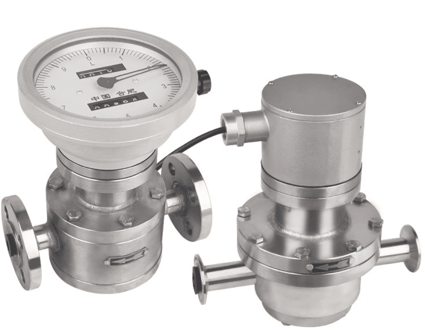 sanitary positive displacement flow meter
