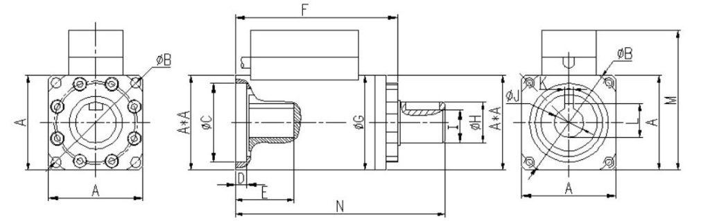 1055 Dynamic Torque Sensor Dimensions