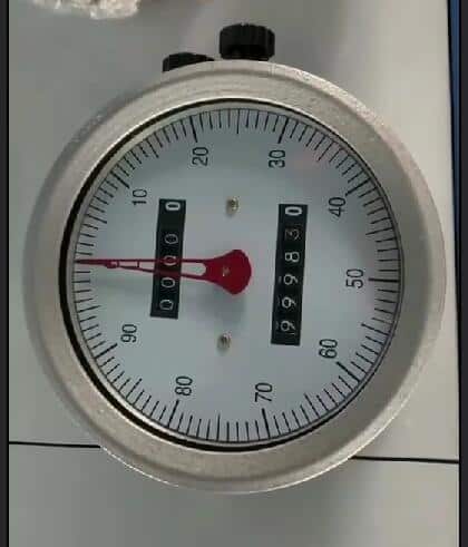 read a mechanical flow meter