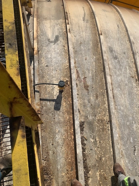 Sulfuric acid storage tank level meter 1