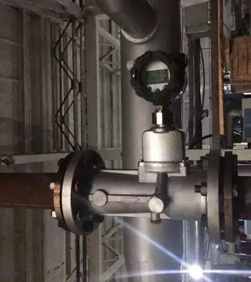 Precession Vortex Flow Meter for helium gas